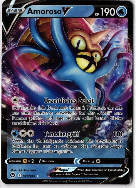 Amoroso V Silver Tempest 035/195 Vorderseite